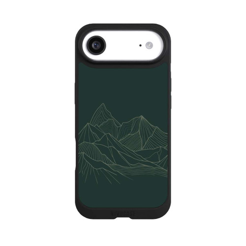 Apple iPhone Air NIVOpure Dessin Au Trait De Montagne Vert