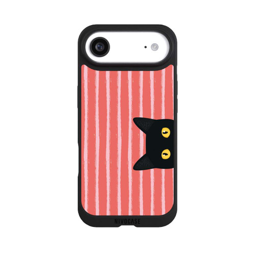 Apple iPhone Air NIVOpure Schwarze Katze Gestreift Orange