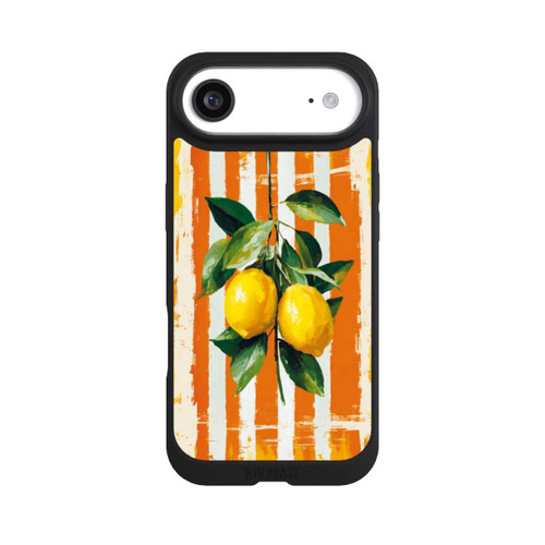 Apple iPhone Air NIVOpure Summer Lemons on Stripes with AI