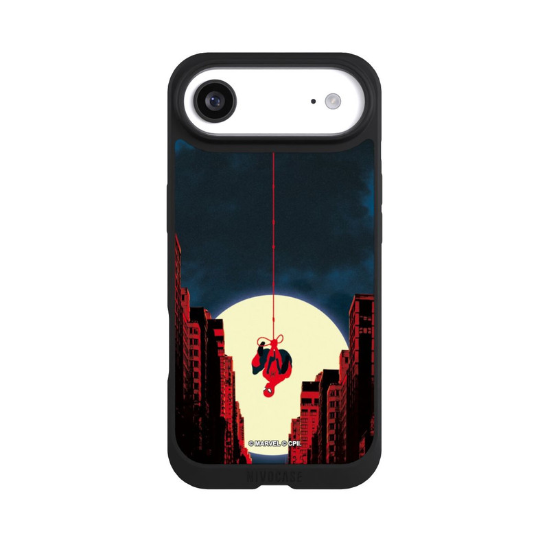 iPhone Air NIVOpure Spider-Man Marvel between Skyscrapers