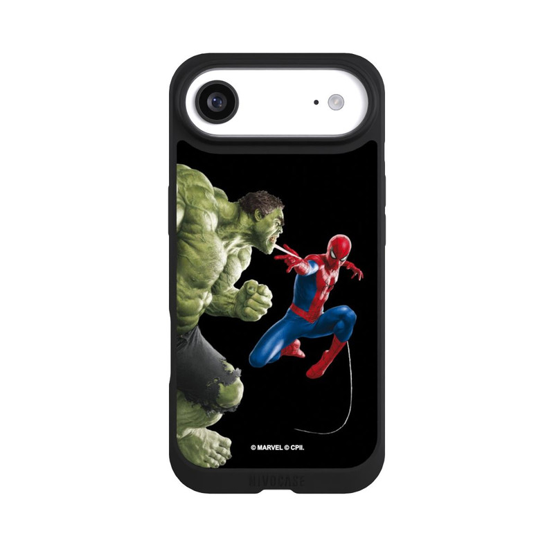 iPhone Air NIVOpure Spider-Man fights Hulk