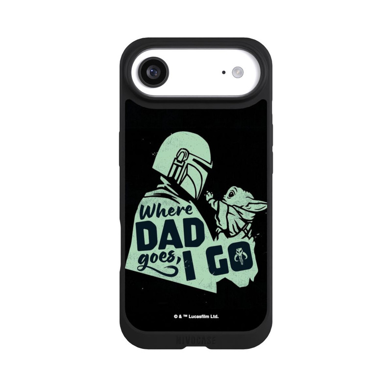 iPhone Air NIVOpure Grogu - Where dad goes,I go