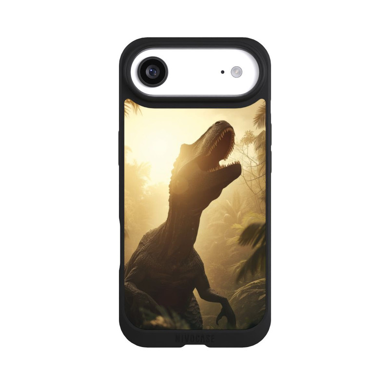 iPhone Air NIVOpure Dinosaur in the jungle with AI