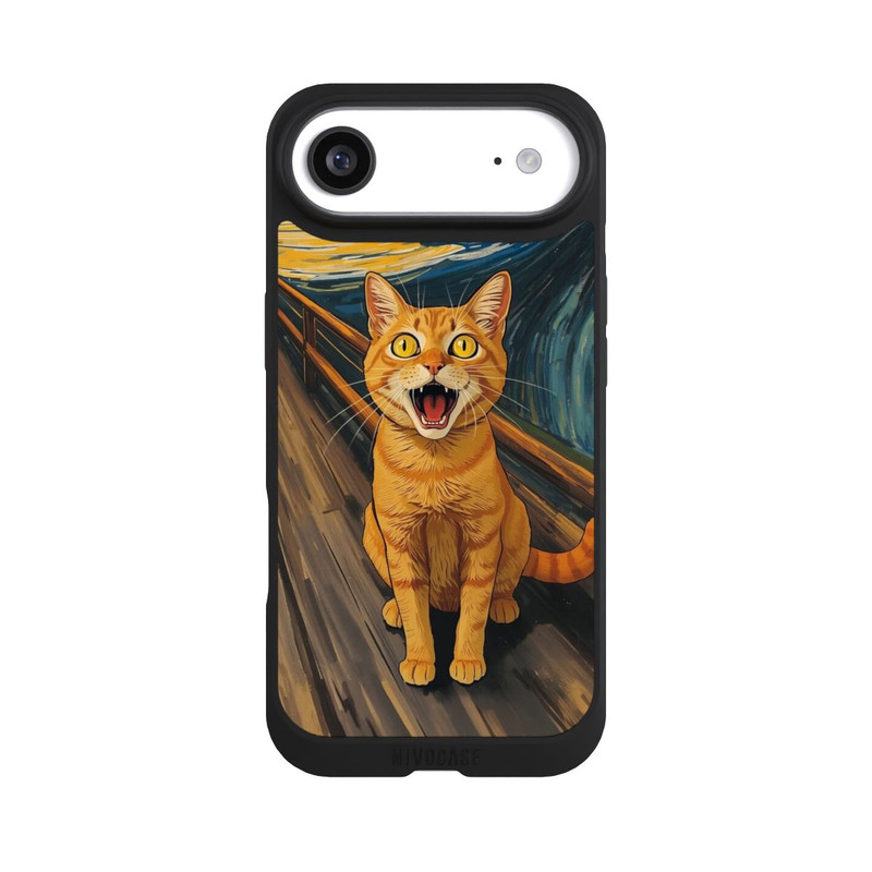 iPhone Air NIVOpure The Scream Cat with AI