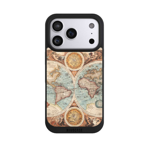 Apple iPhone 17 Pro NIVOpure Vintage Weltkarte