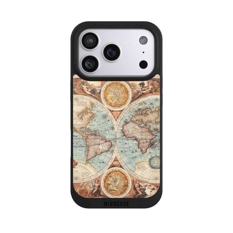 iPhone 17 Pro NIVOpure Vintage Weltkarte