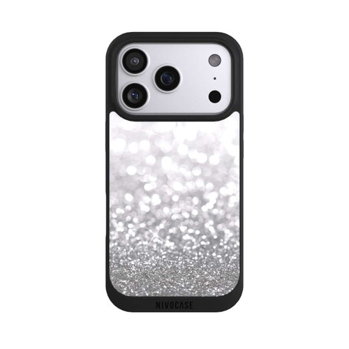 Apple iPhone 17 Pro NIVOpure Pluie de Paillettes Argentées Look