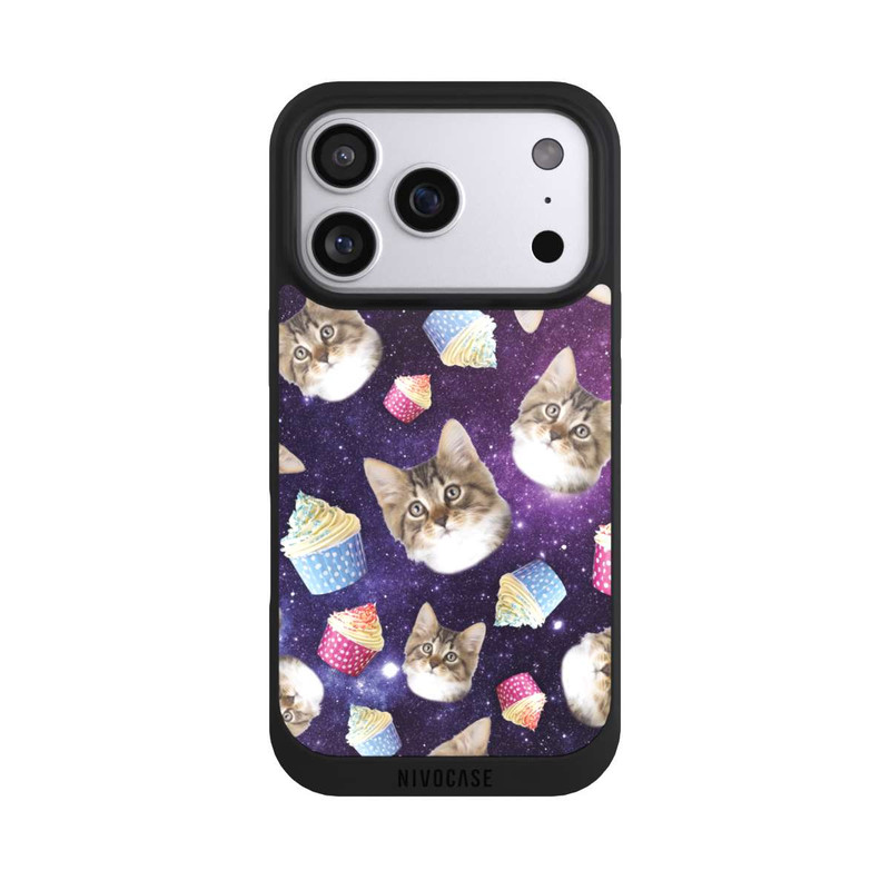 iPhone 17 Pro NIVOpure Crazy Galaxy Space Cats