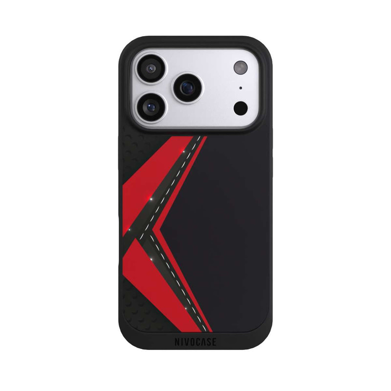 iPhone 17 Pro NIVOpure Carbon for Men - Red