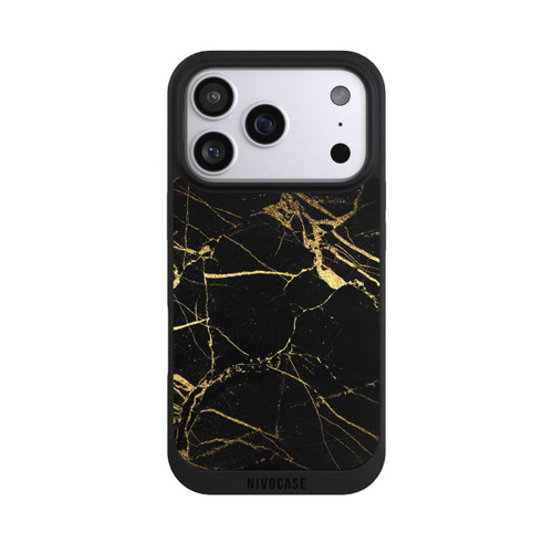 Apple iPhone 17 Pro NIVOpure Marbre Noir et Or
