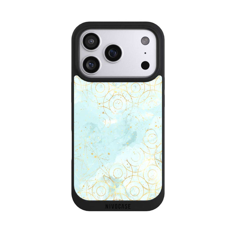 iPhone 17 Pro NIVOpure Marmormuster grün