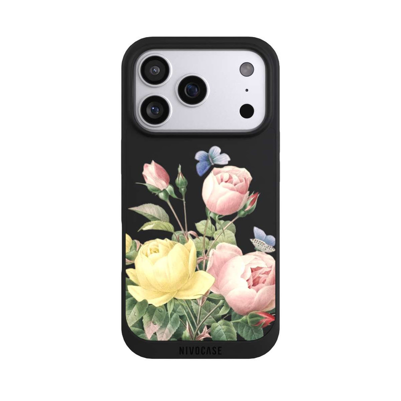 iPhone 17 Pro NIVOpure Roses Pastelles sans Fond