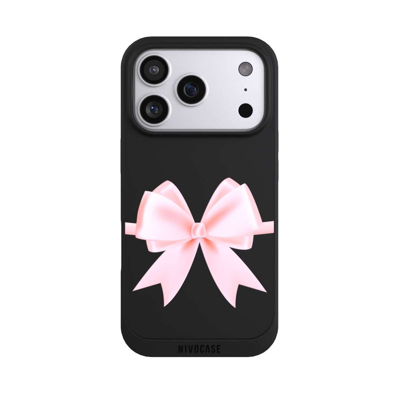 iPhone 17 Pro NIVOpure Pink Bow transparent