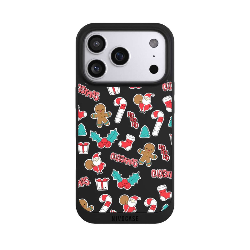 iPhone 17 Pro NIVOpure Christmas Pattern transparent
