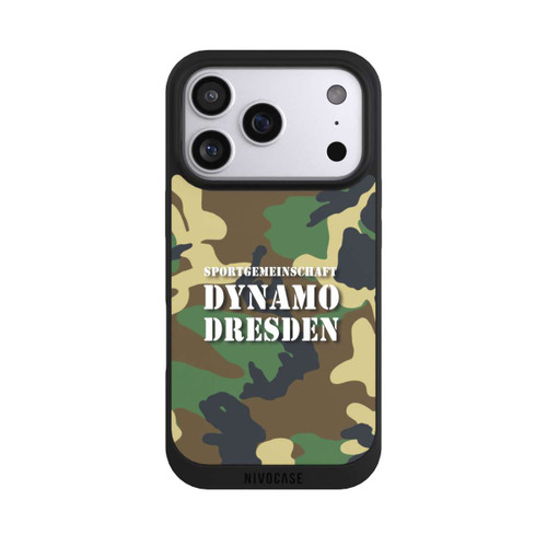 Apple iPhone 17 Pro NIVOpure SGDD Camouflage Grün - Dynamo Dresden