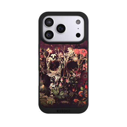 Apple iPhone 17 Pro NIVOpure Crâne Fleurs Mortes