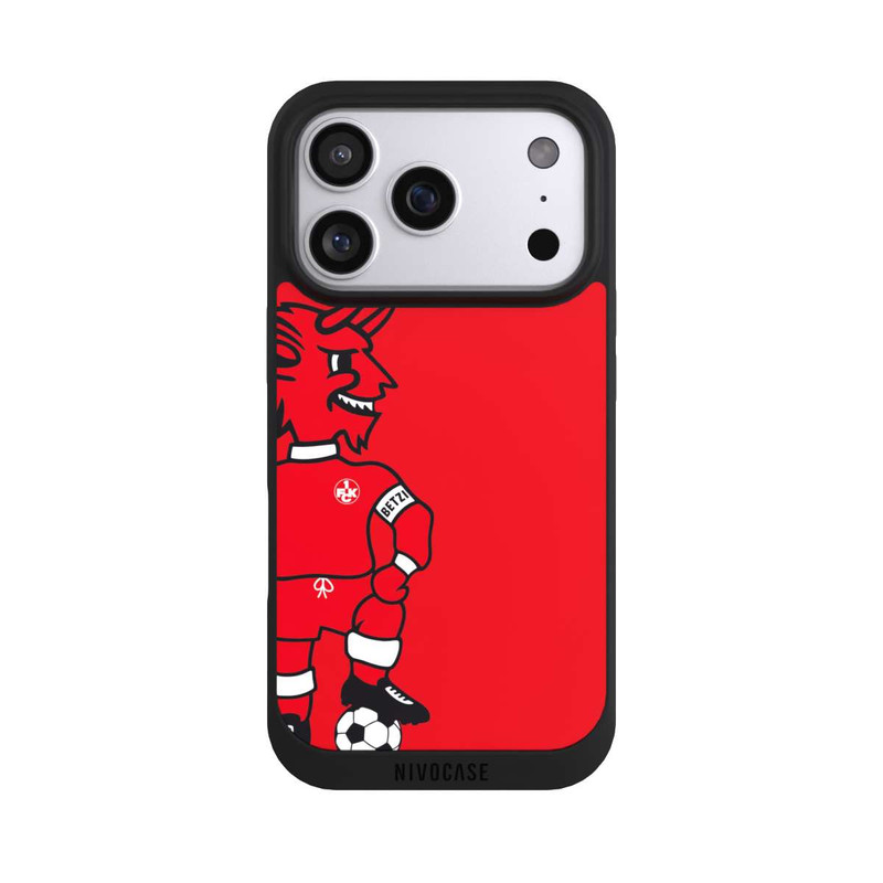 iPhone 17 Pro NIVOpure FCK Betzi mit Fußball