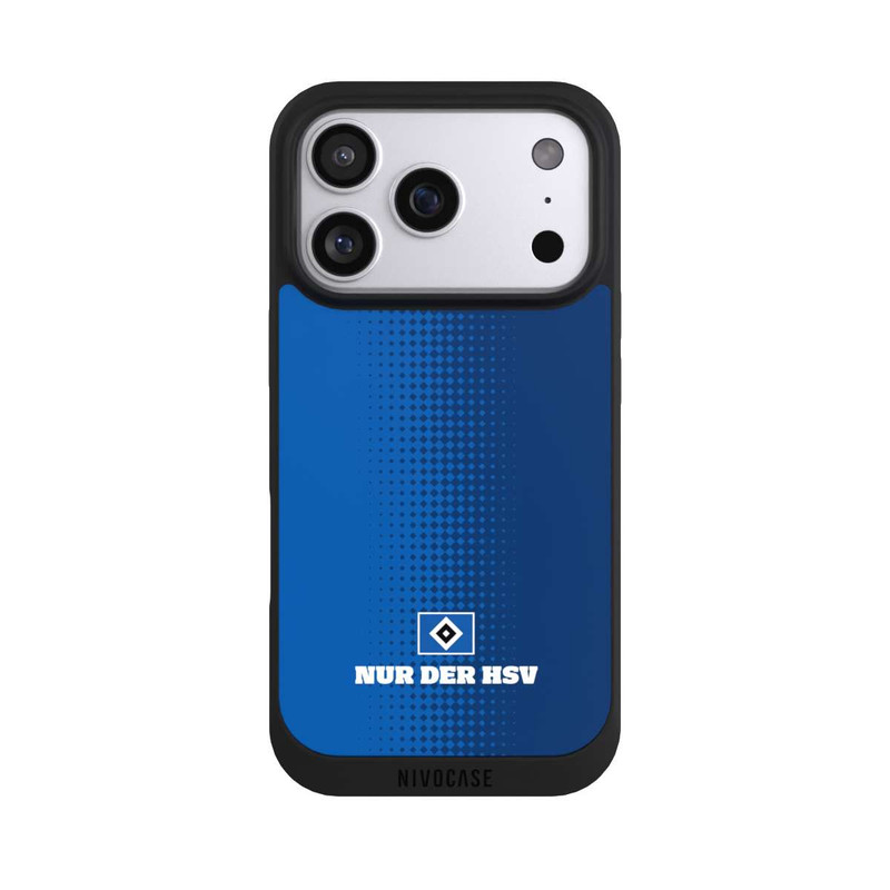 iPhone 17 Pro NIVOpure Nur der HSV - Rautenraster Blau