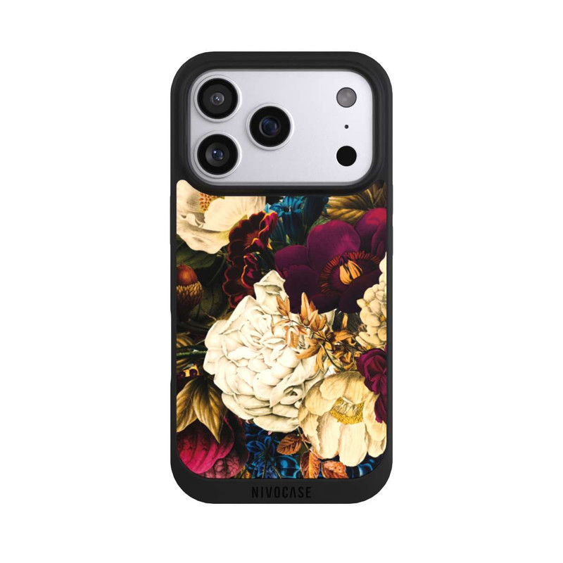 iPhone 17 Pro NIVOpure Dunkle Vintage Blumen