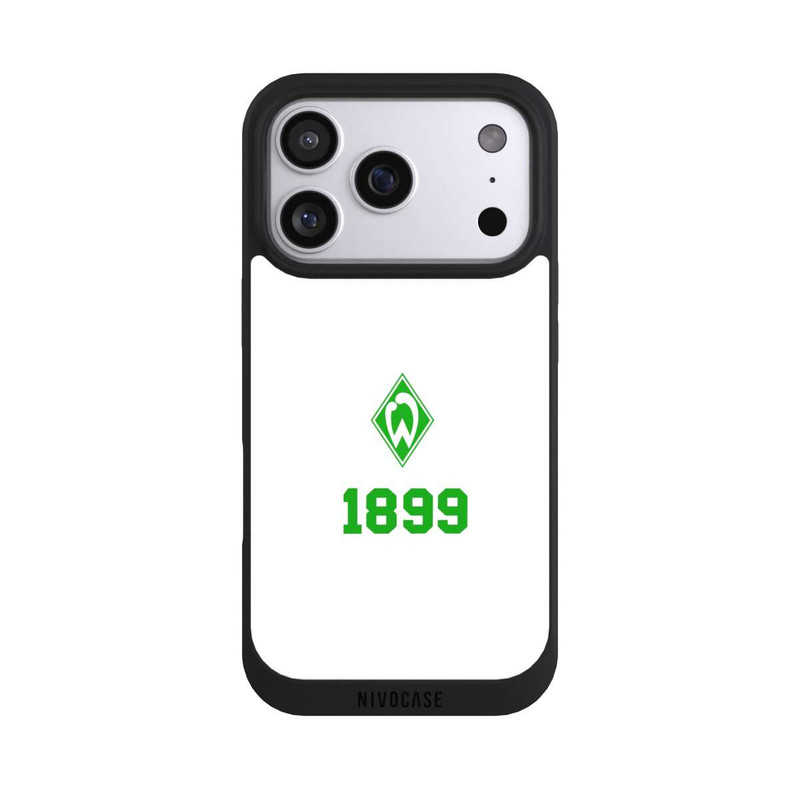 iPhone 17 Pro NIVOpure 1899 Grün-Weiß Lebenslang Weiss - Werder Bremen