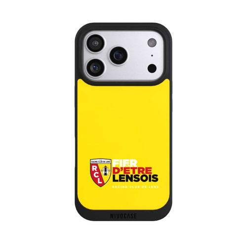 Apple iPhone 17 Pro NIVOpure Fond Logo RCL Jaune