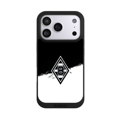 Apple iPhone 17 Pro NIVOpure Borussia Scratch Schwarz-Weiss