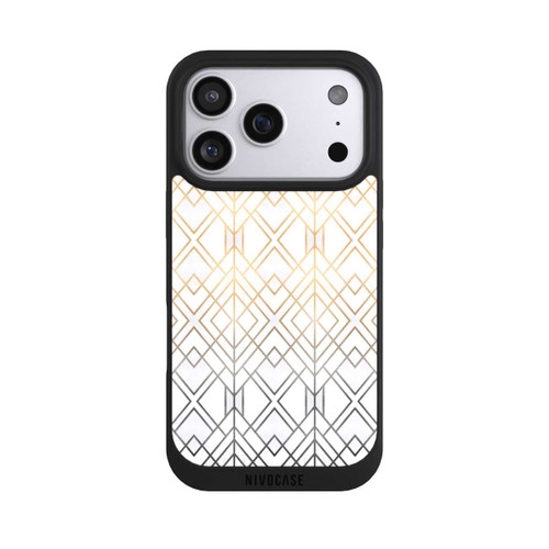 Apple iPhone 17 Pro NIVOpure Gold und Grauer Geo Golddruck
