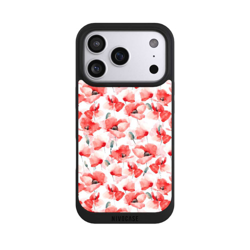 Apple iPhone 17 Pro NIVOpure Mohnblumen Muster