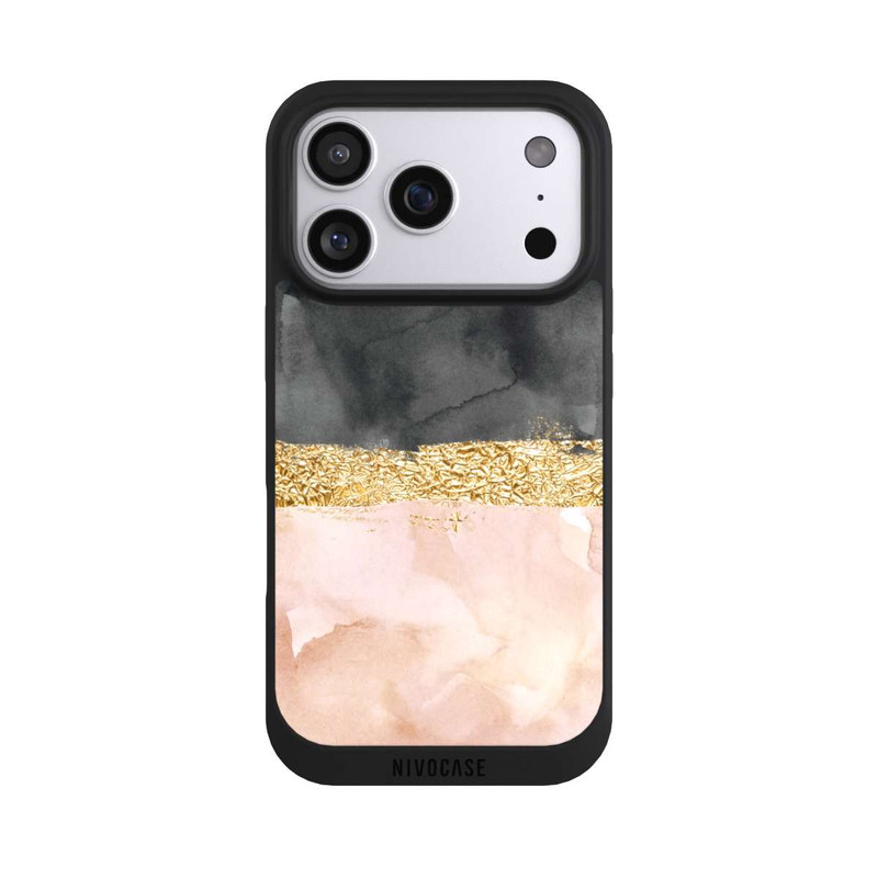 iPhone 17 Pro NIVOpure Goldener Linien Look
