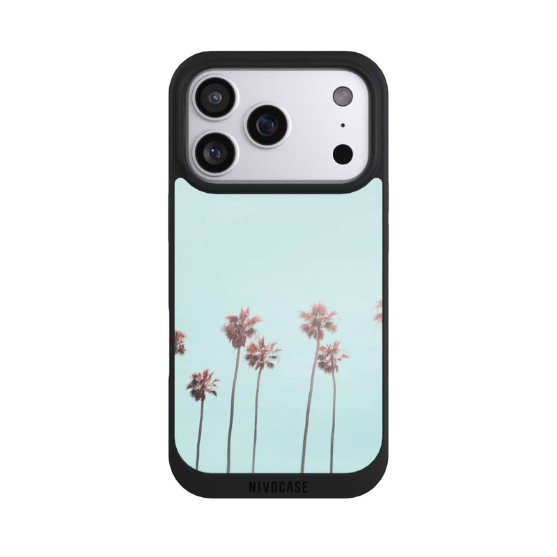 iPhone 17 Pro NIVOpure Hellrosa Strandpalme Paradies