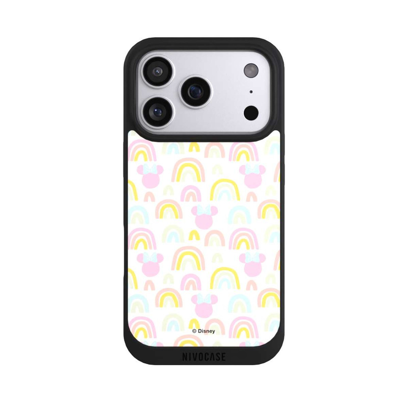 iPhone 17 Pro NIVOpure Minnie Regenbogen Muster