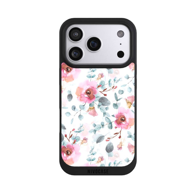 iPhone 17 Pro NIVOpure Papier Peint Fleur Aquarelle