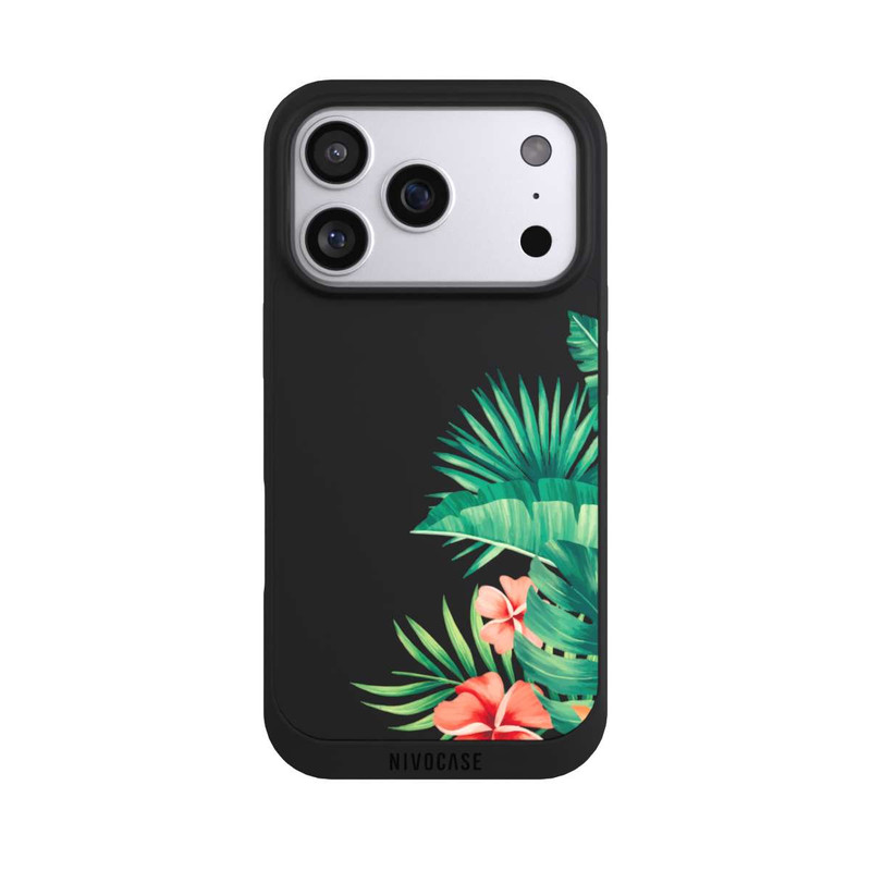 iPhone 17 Pro NIVOpure Fleurs tropicales sans fond
