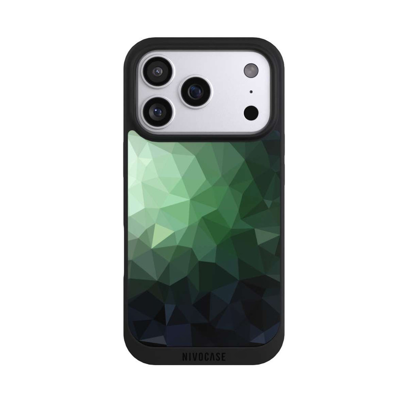 iPhone 17 Pro NIVOpure Polygonal Mosaic Green