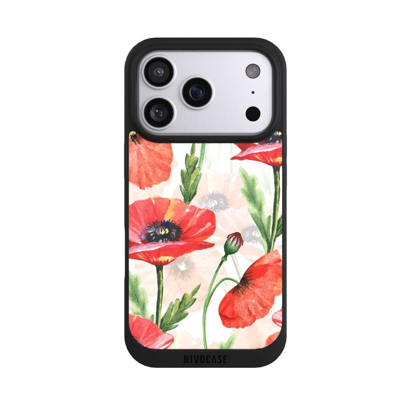iPhone 17 Pro NIVOpure Coquelicots aquarelle
