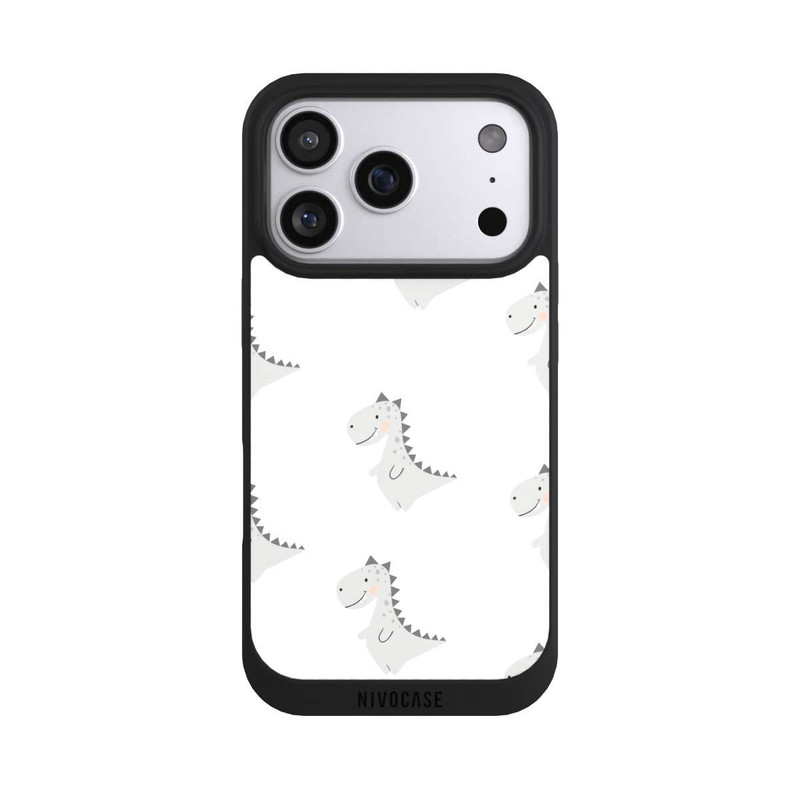 iPhone 17 Pro NIVOpure Grauer Dino
