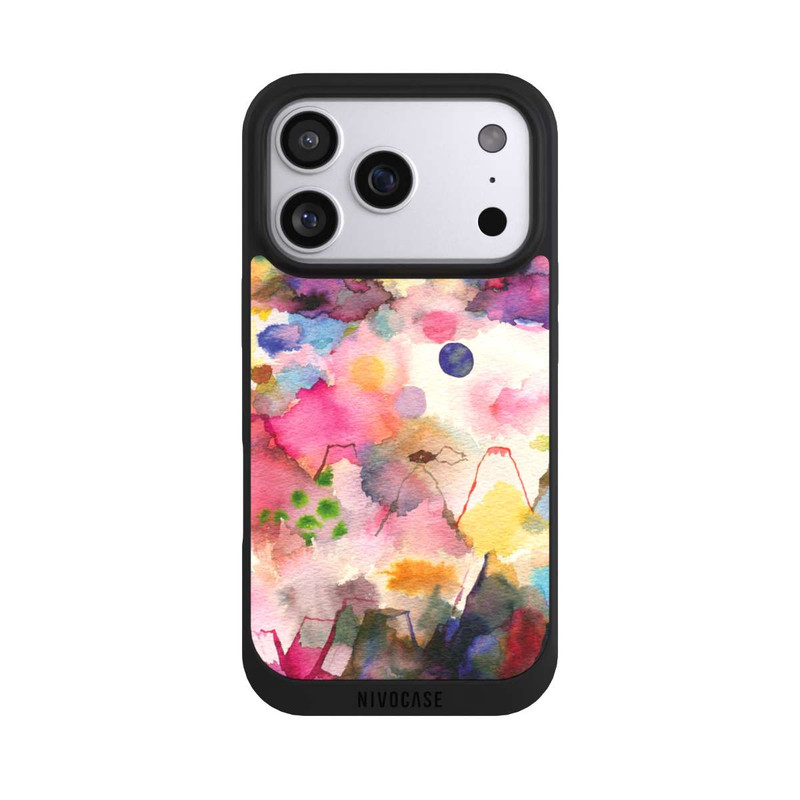 iPhone 17 Pro NIVOpure Aquarell bunte Berge