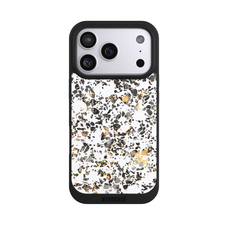 iPhone 17 Pro NIVOpure Gold Speckled Terrazzo