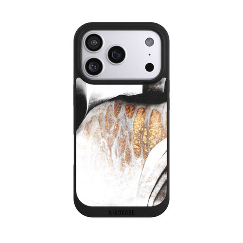 Apple iPhone 17 Pro NIVOpure Veines noires et dorées