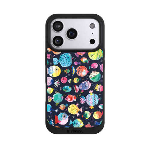 Apple iPhone 17 Pro NIVOpure Beach Puffer Fishes Kids Navy