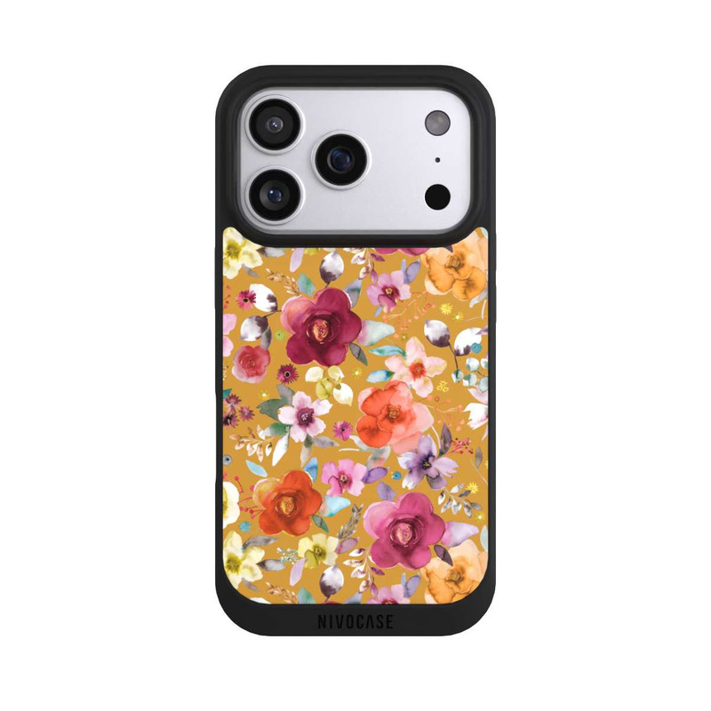 iPhone 17 Pro NIVOpure Spring Floral Bouquets Mustard