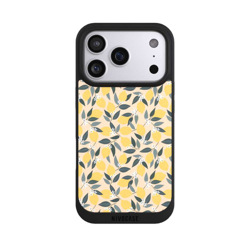 Apple iPhone 17 Pro NIVOpure Rosa Zitronen-Muster