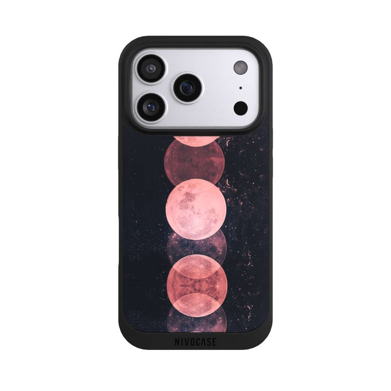 iPhone 17 Pro NIVOpure Rosa Mondphasen