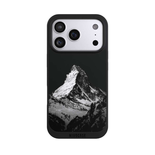 Apple iPhone 17 Pro NIVOpure Snow Capped Mountains Grayscale