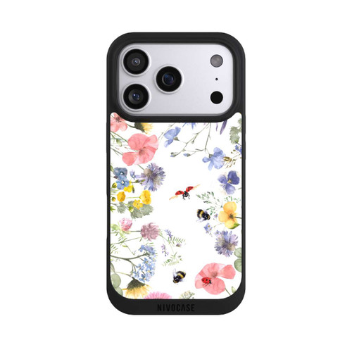 Apple iPhone 17 Pro NIVOpure Bunte Frühlingsblumen und Bienen