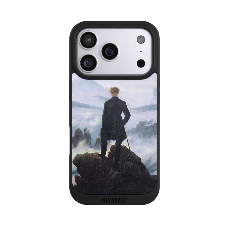 iPhone 17 Pro NIVOpure Le Vagabond au-dessus de la Mer de Brouillard