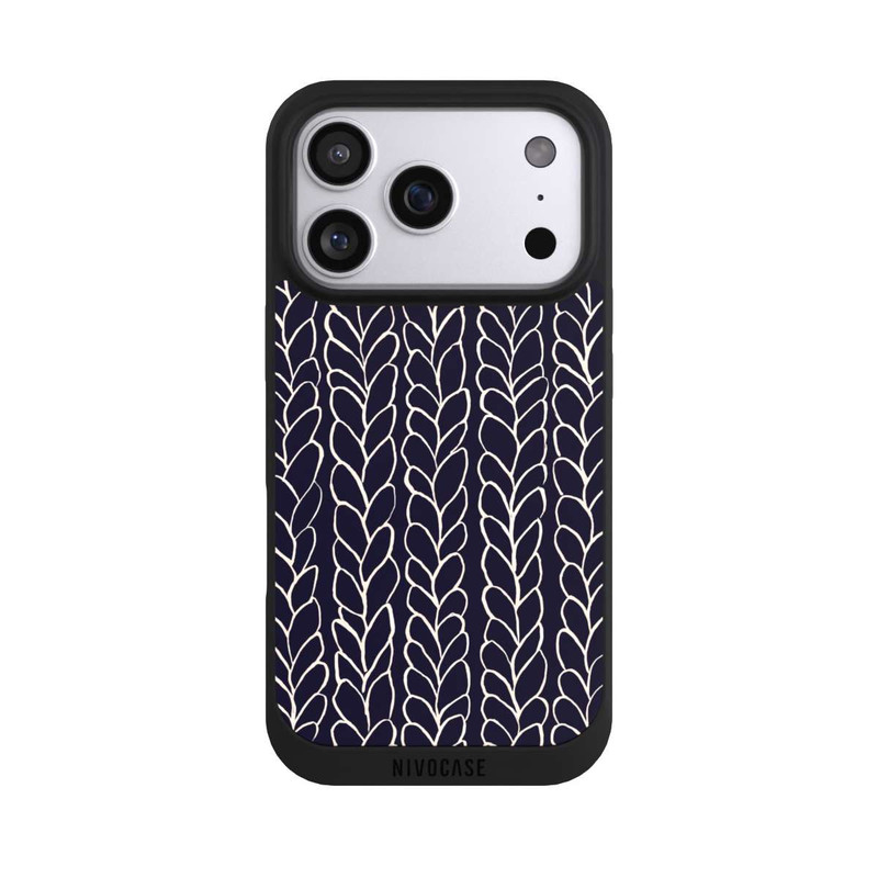 iPhone 17 Pro NIVOpure Tresses En Laine Dessins Marine