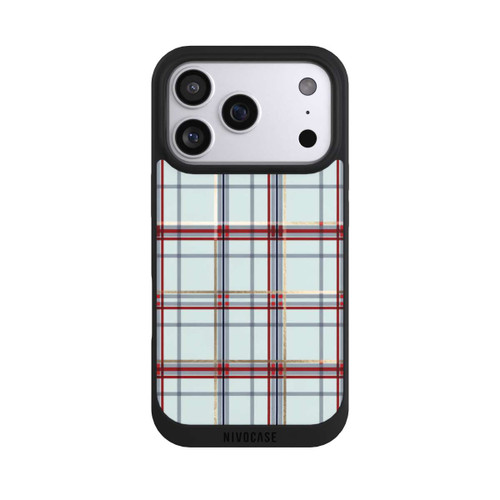 Apple iPhone 17 Pro NIVOpure Tartan Blau