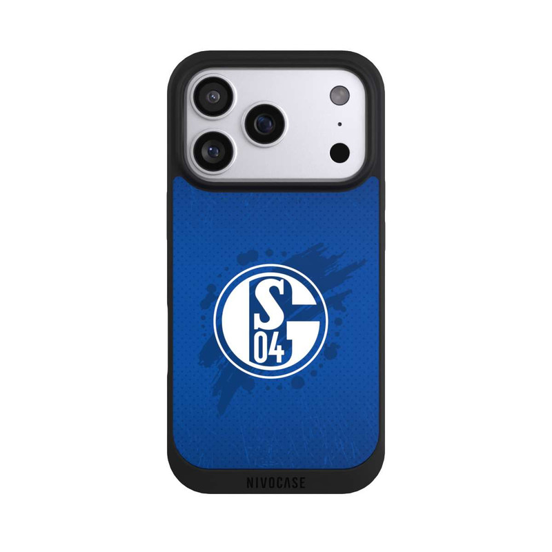 iPhone 17 Pro NIVOpure Schalke 04 Farbe Fleck Blau