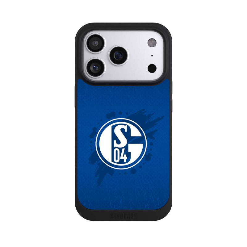 iPhone 17 Pro NIVOpure Schalke 04 Farbe Fleck Blau